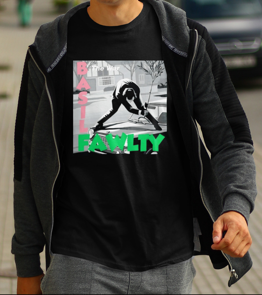 Basil Fawlty The War John Cleese British Comedy Iconic Scene T-Shirt