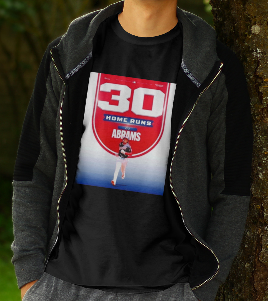 30 Home Runs CJ Abrams Washington Nationals T-Shirt