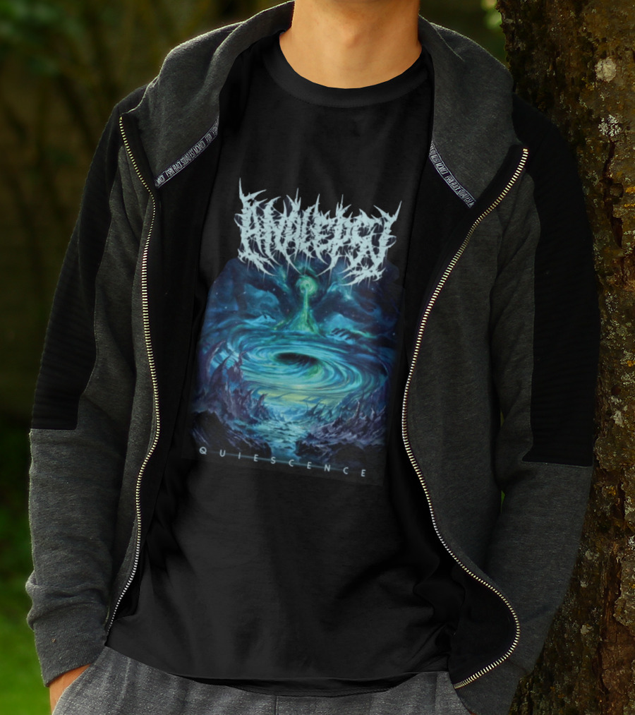 Miasma Records Analepsy Quiescence Surreal Cosmic Vortex T-Shirt