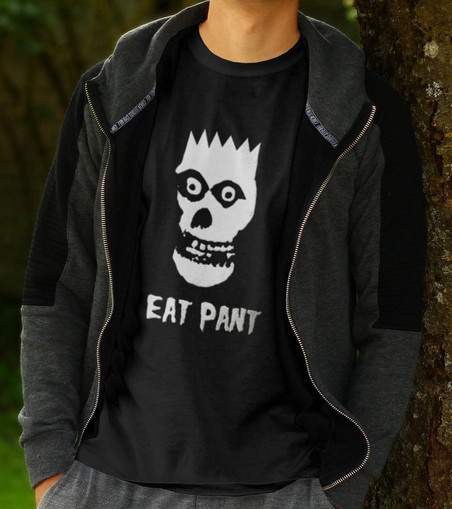 Misfits The Ghost Mashup EAT PANT Skull Head T-Shirt