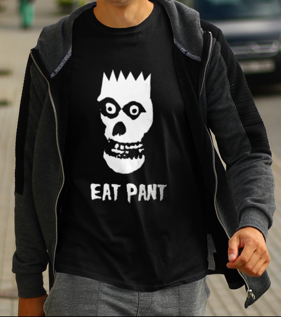 Misfits The Ghost Mashup EAT PANT Skull Head T-Shirt