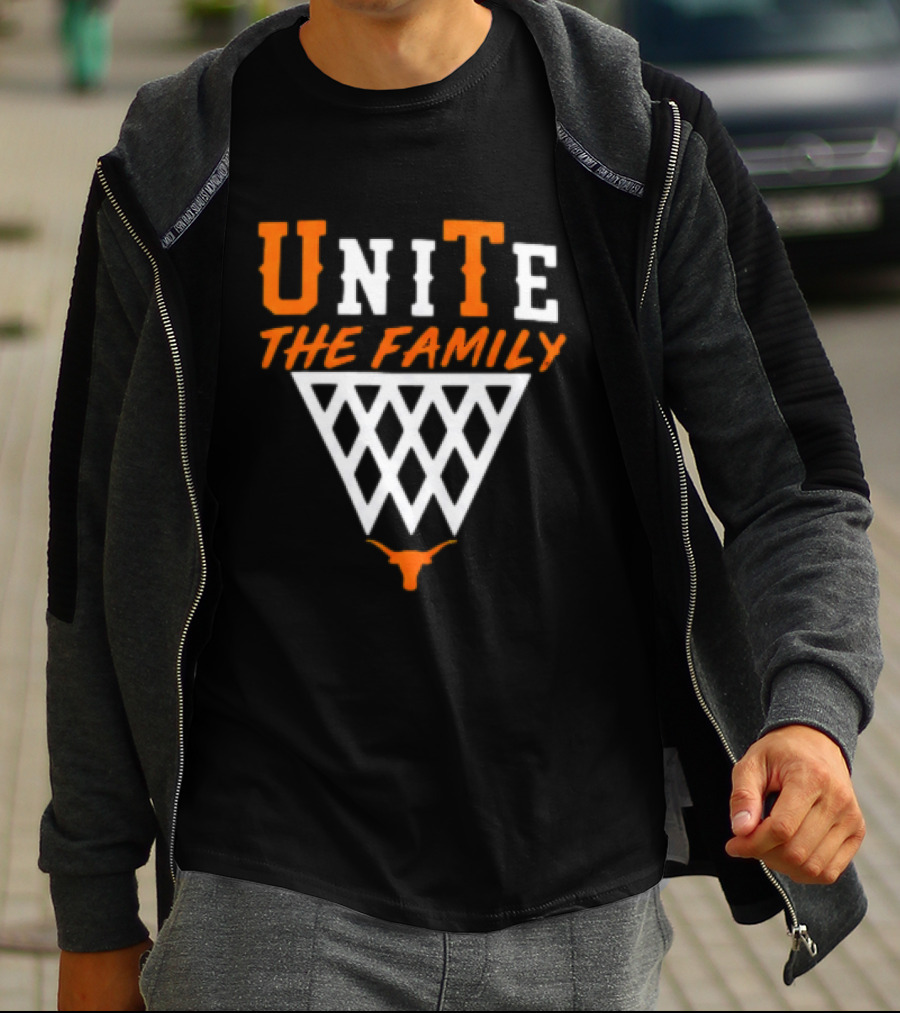 Unite The Family Mohamed Bamba Texas Longhorns Basketball Motif T-Shirt