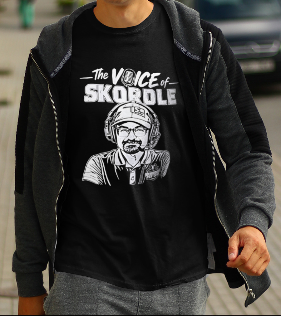 The Voice Of Skordle Podcast Broadcaster Sports Commentator T-Shirt