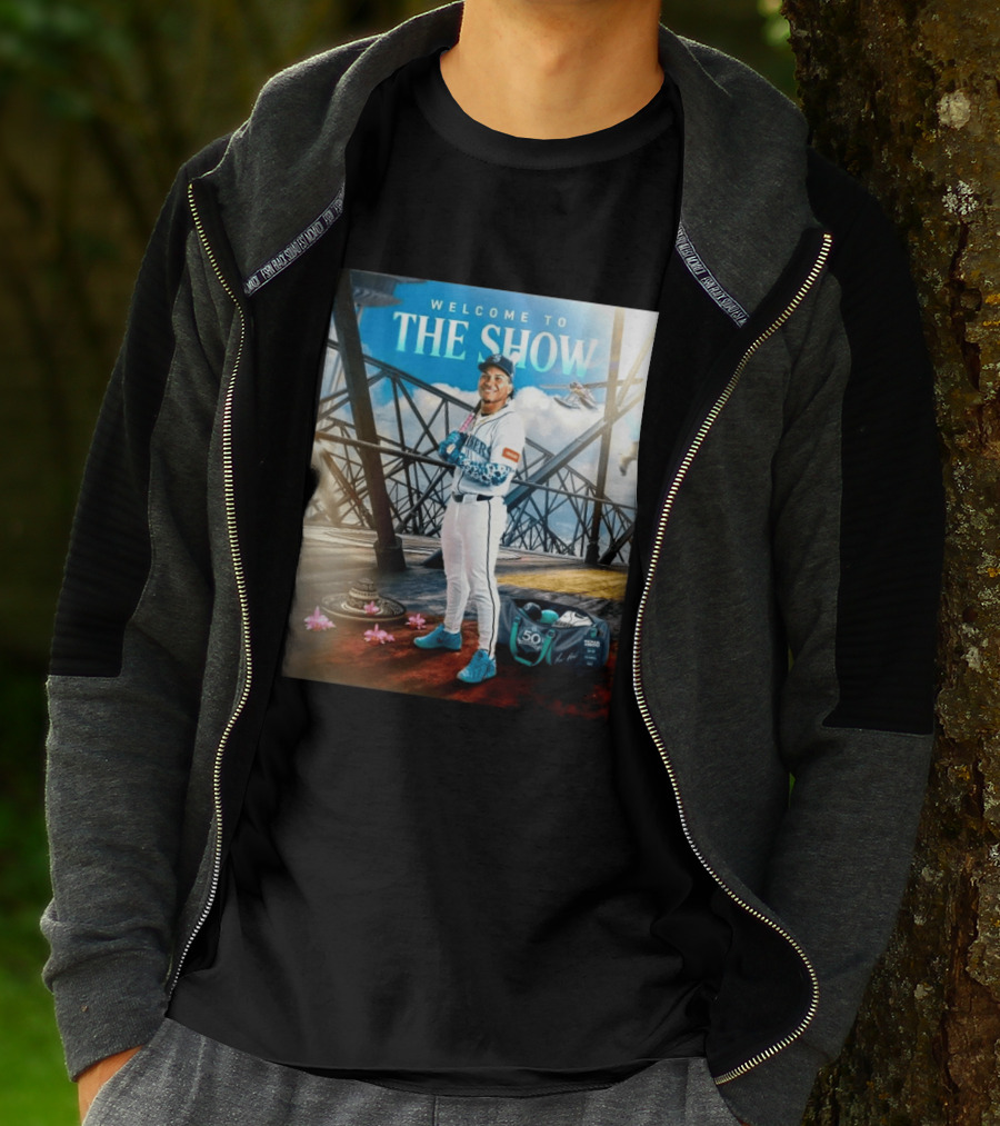 Welcome To The Show Michael Arroyo Mariners 50th Anniversary Baseball T-Shirt