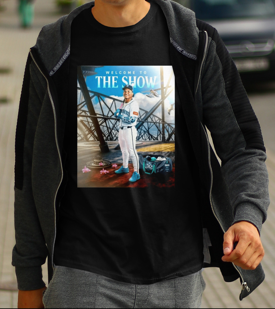 Welcome To The Show Michael Arroyo Mariners 50th Anniversary Baseball T-Shirt