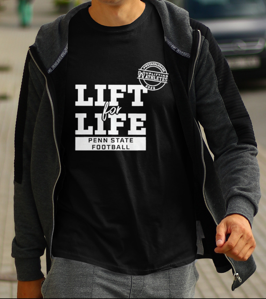 Penn State Football Lift For Life Uplifting Athletes 2026 Initiative T-Shirt