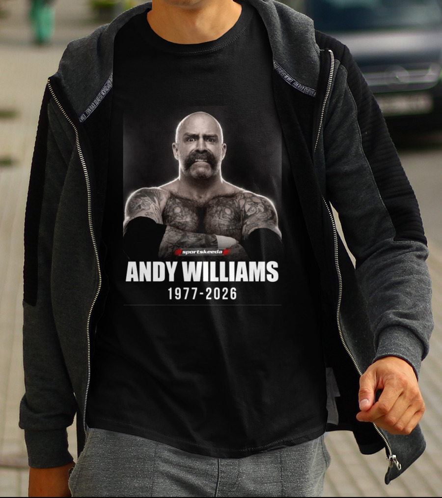Rip Sportskeeda Andy Williams 1977 2026 T-Shirt