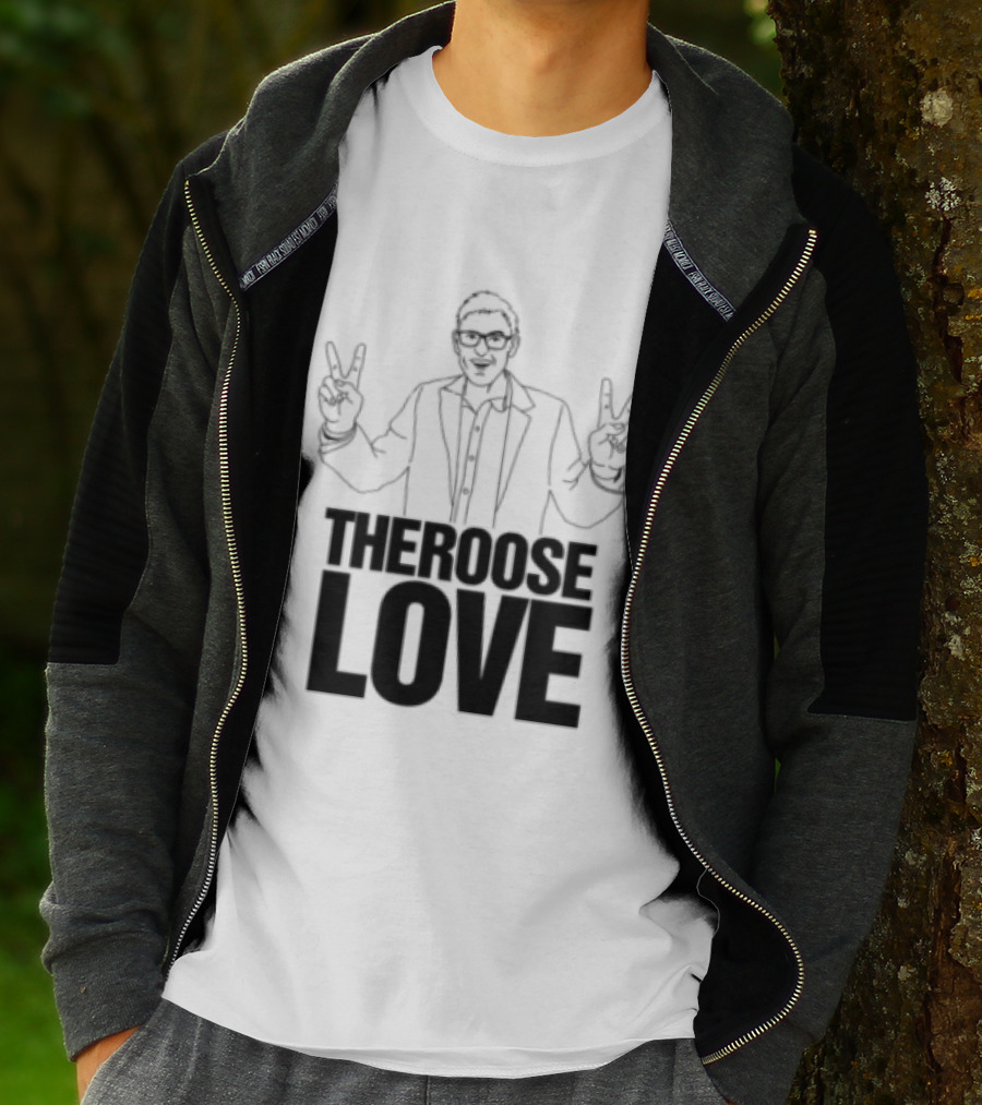 Choose Love Store Louis Theroux Choose Love Peace Sign Gesture T-Shirt