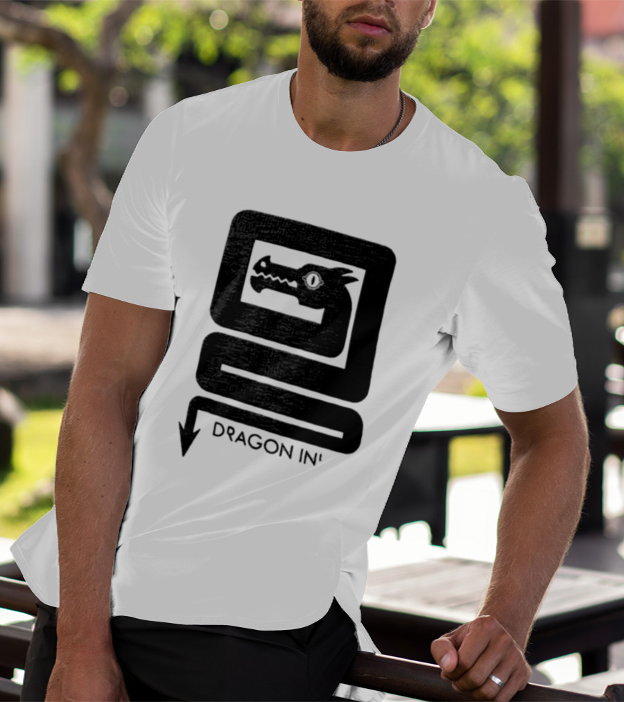 Dragon Ink Snake Head Mythical Creature T-Shirt