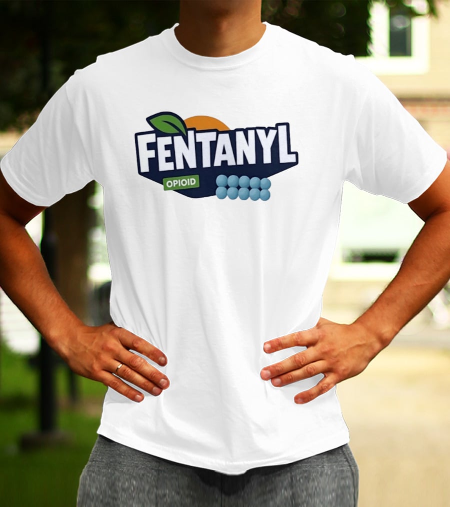 Fentanyl Opioid Satire Orange Fruit T-Shirt