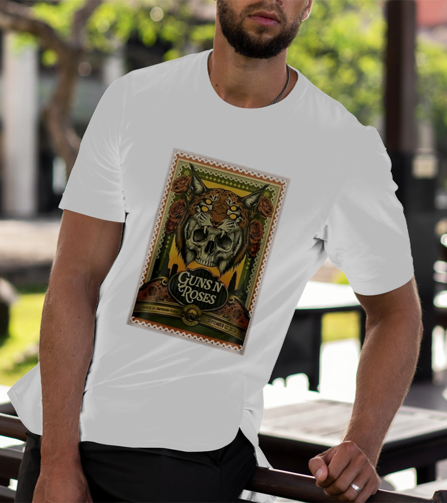 Guns N' Roses San Diego Snapdragon Stadium September 02 2026 Concert Skull And Jaguarr T-Shirt