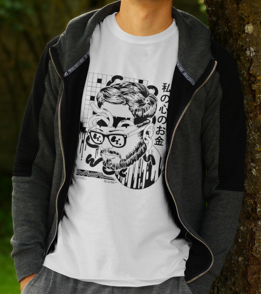 My Heart's Money Japanese Aesthetic Surreal T-Shirt