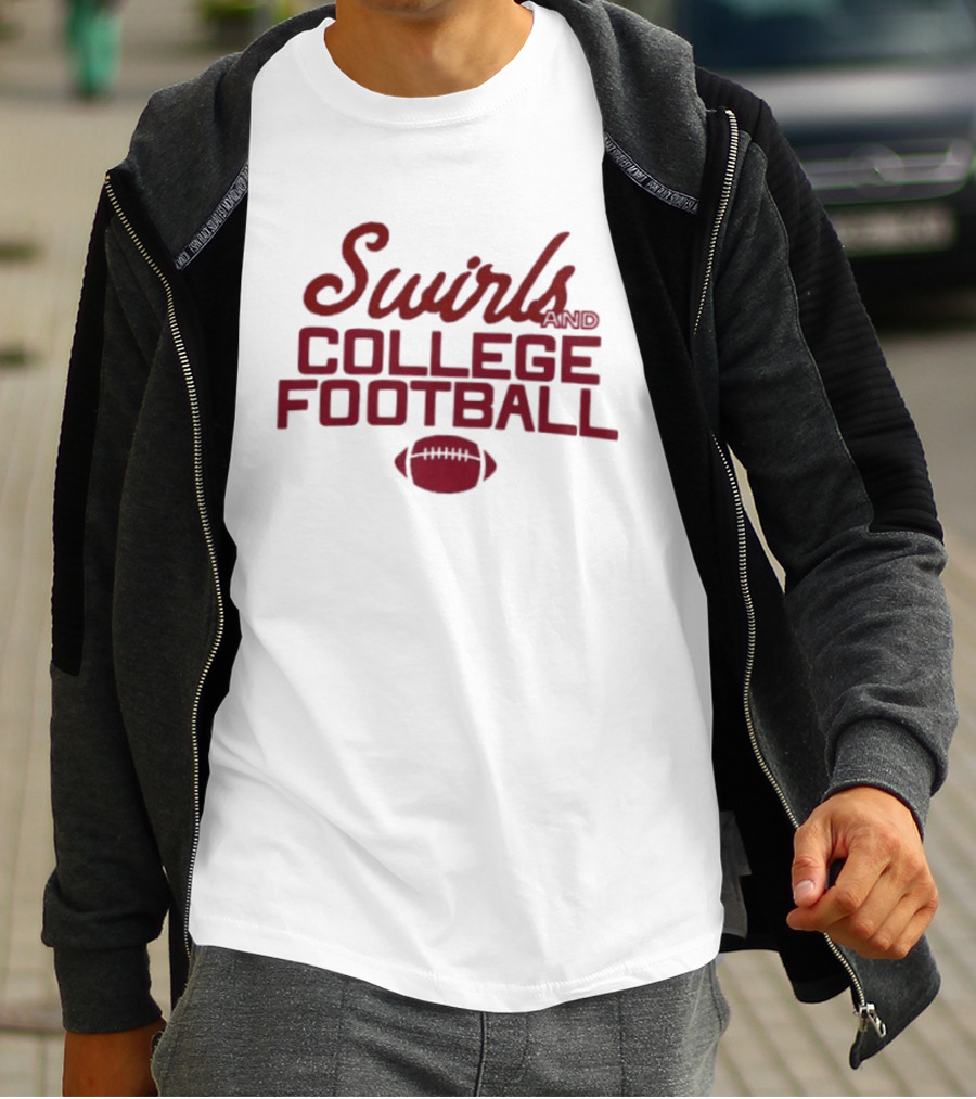 Oklahoma Sooners Swirls College Football T-Shirt