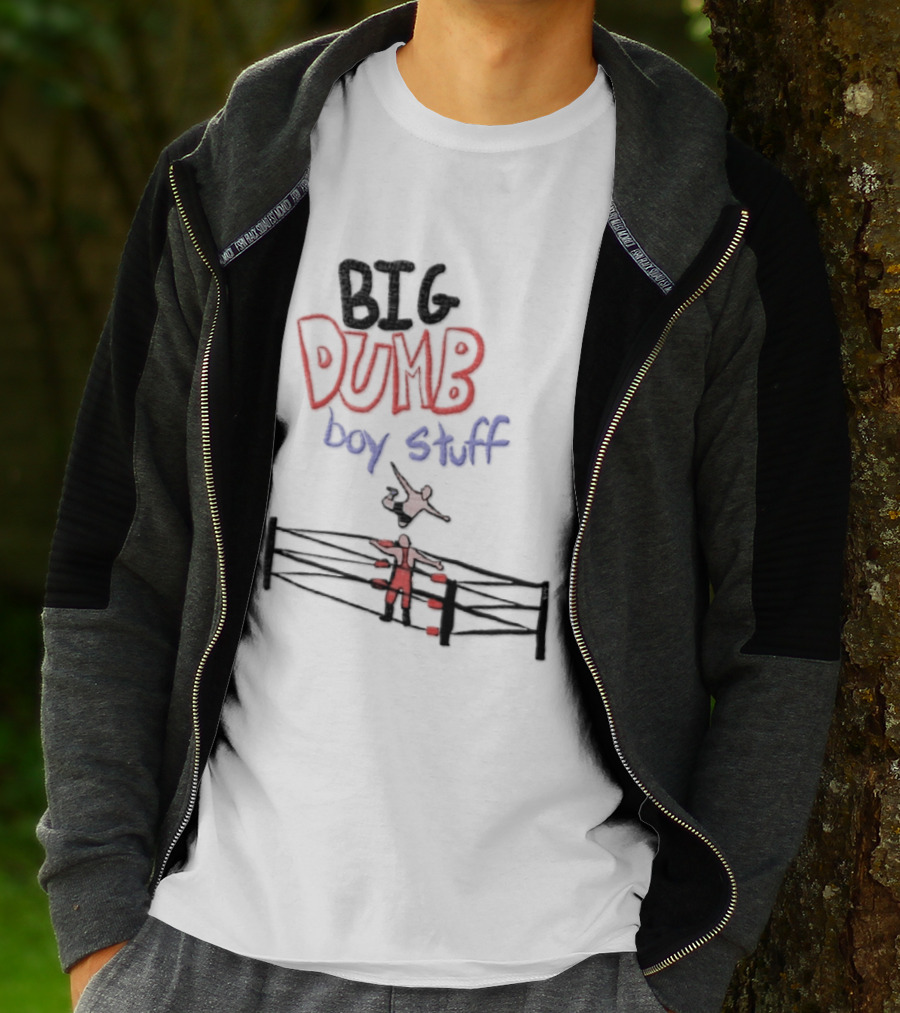 Pro Wrestling Big Dumb Boy Stuff Ring Action T-Shirt