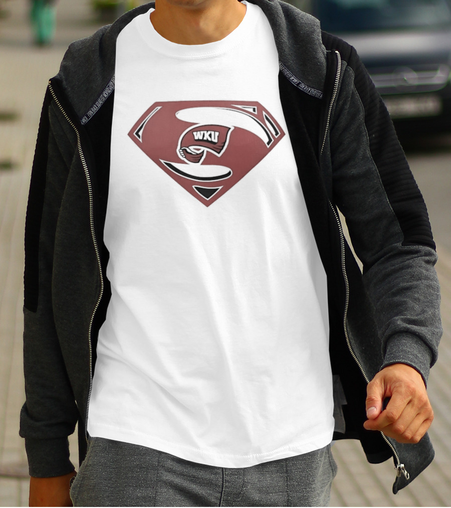 WKU Hilltoppers Western Kentucky University Superman T-Shirt