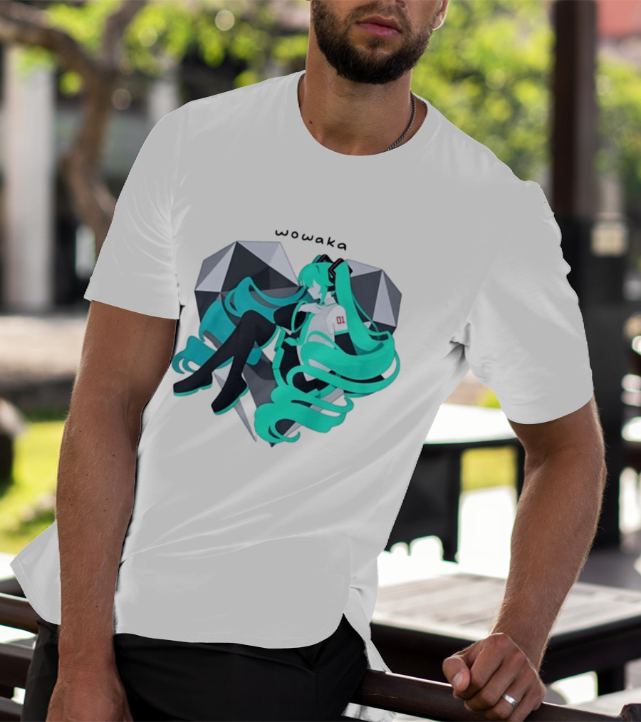Wowaka 01 Hatsune Miku Heart Vocaloid Anime T-Shirt