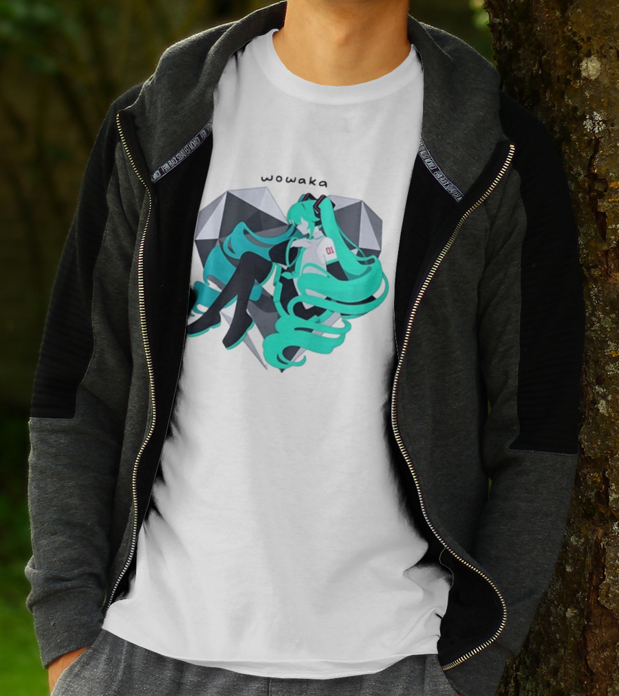 Wowaka 01 Hatsune Miku Heart Vocaloid Anime T-Shirt