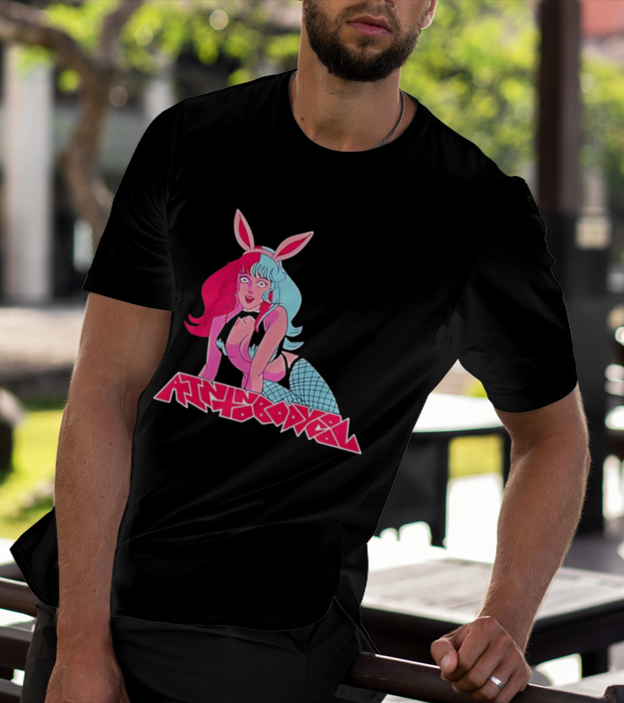 Ain't Nobody Anime Aesthetic Bunny Girl Vibrant Neon T-Shirt