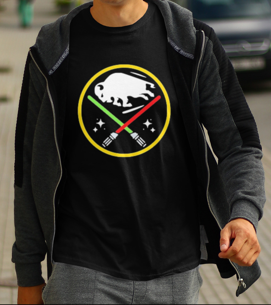 Buffalo Sabres X Star Wars May The 4th Be With You Lightsabers T-Shirt