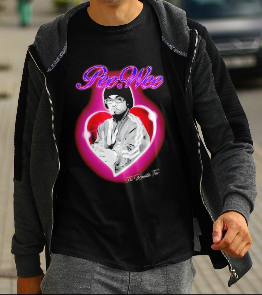 Pee Wee The Romantic Tour Heart Iconic Rap Hip Hop Artist T-Shirt
