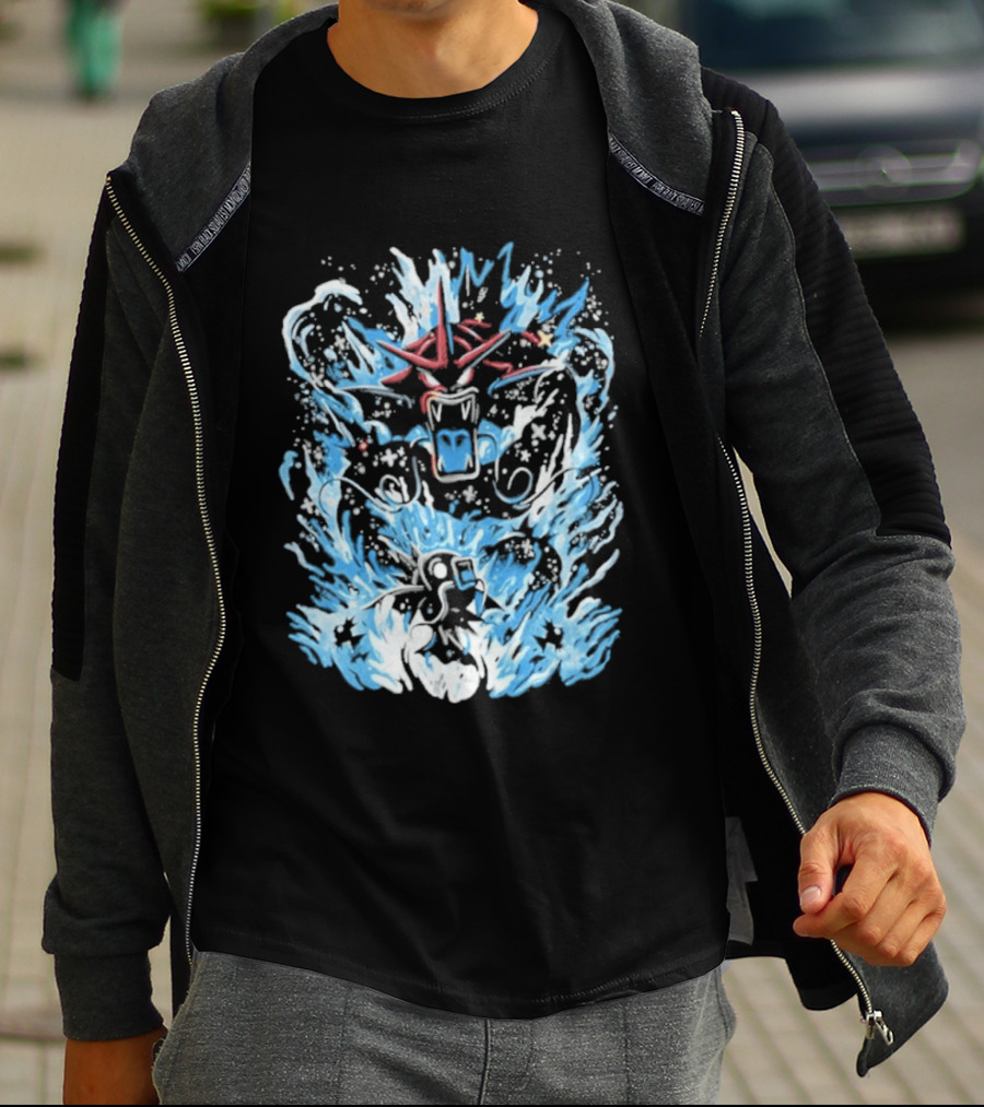 Shiny Rage Water Dragon Splash T-Shirt