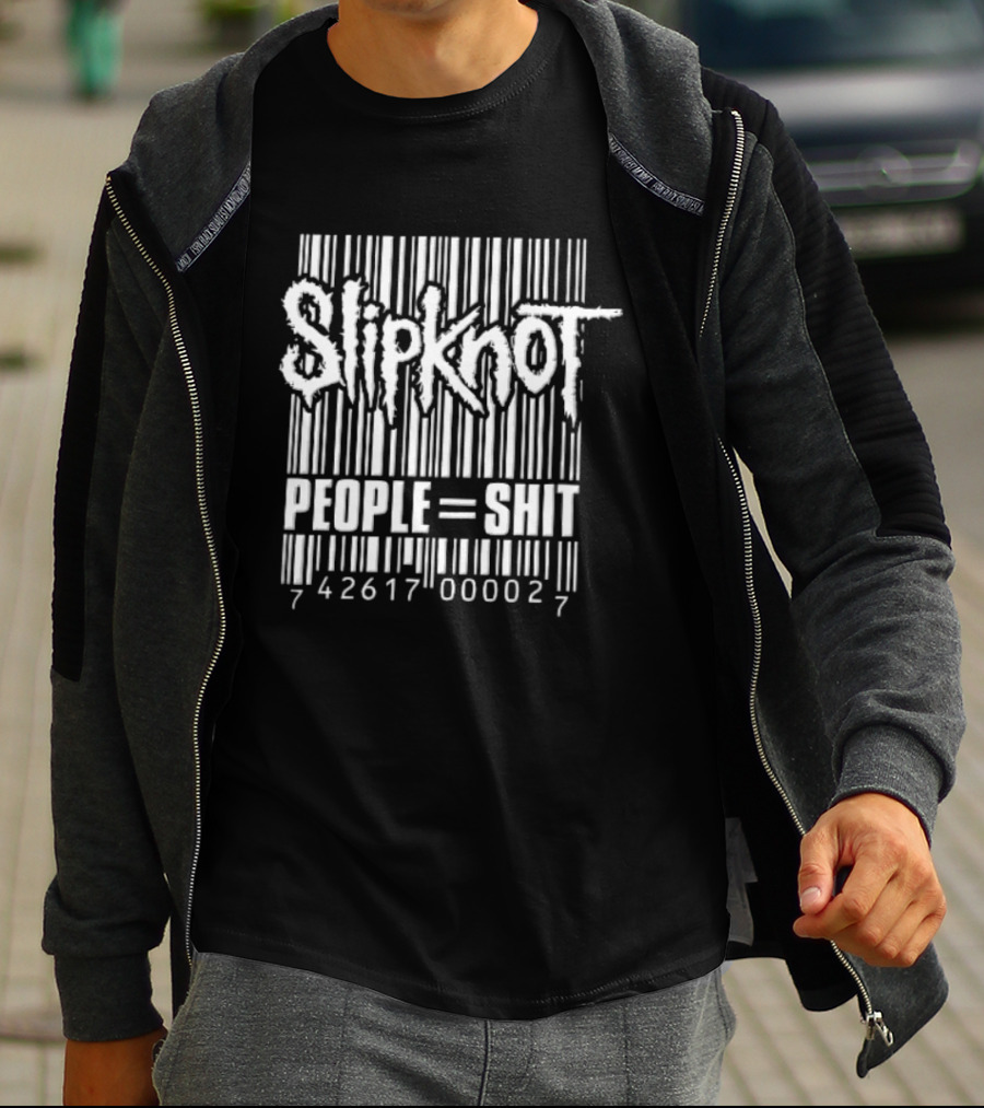 Slipknot People Equals Shit Spiky Barcode 742617000027 T-Shirt