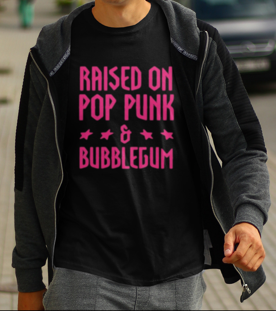 Raised On Pop Punk And Bubblegum Stars Summer Brothers Store 5Sos T-Shirt