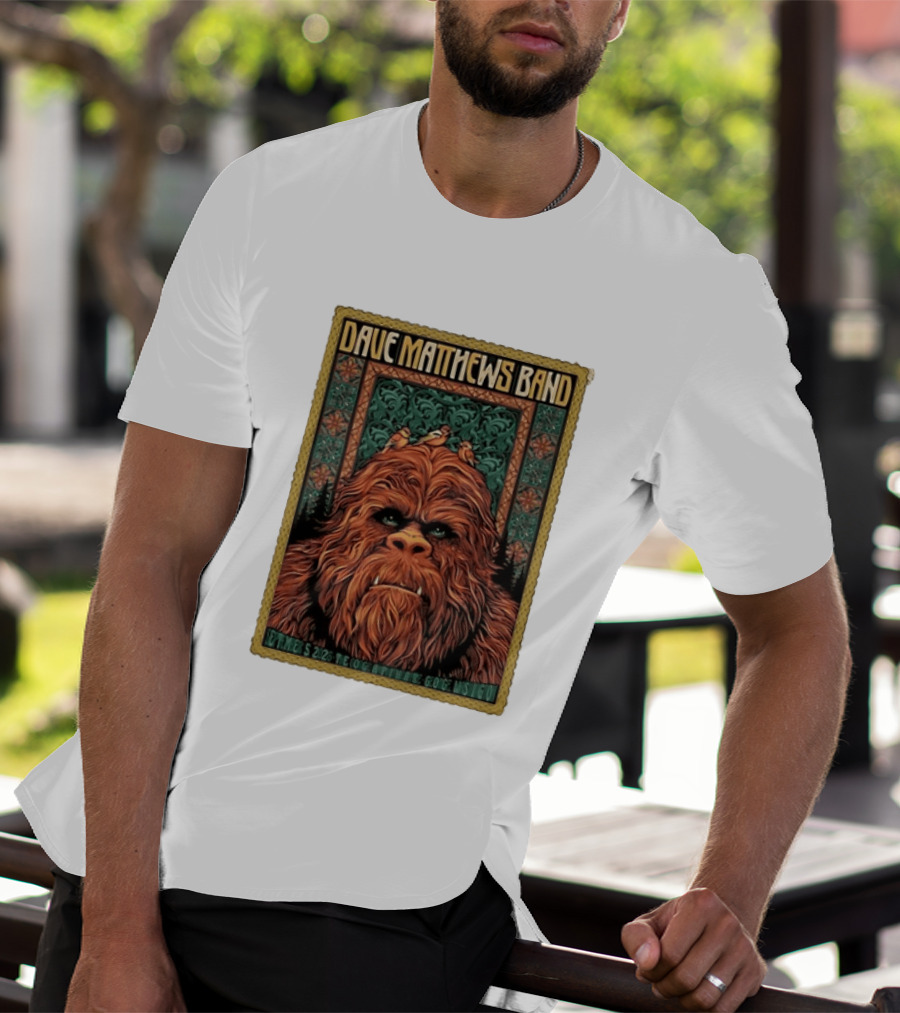 Dave Matthews Band September 5 2026 The Coca Cola Amphitheatre George WA I Go Bigfoot T-Shirt