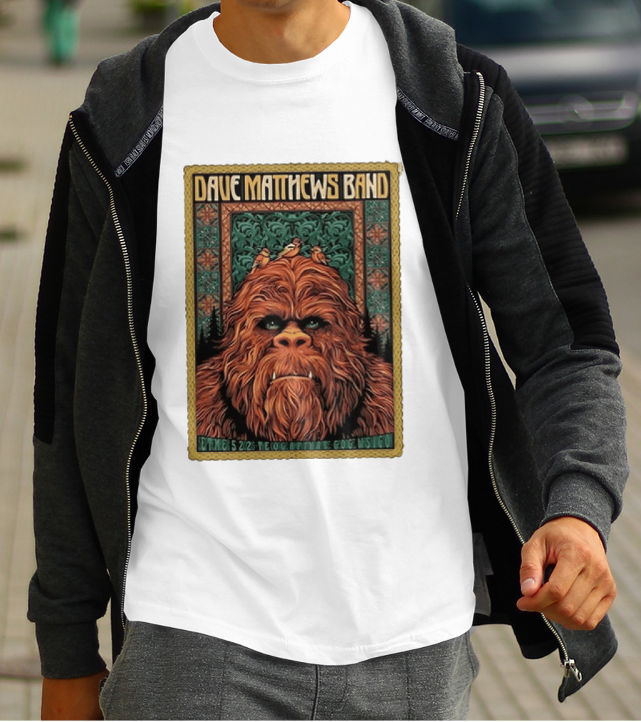 Dave Matthews Band September 5 2026 The Coca Cola Amphitheatre George WA I Go Bigfoot T-Shirt