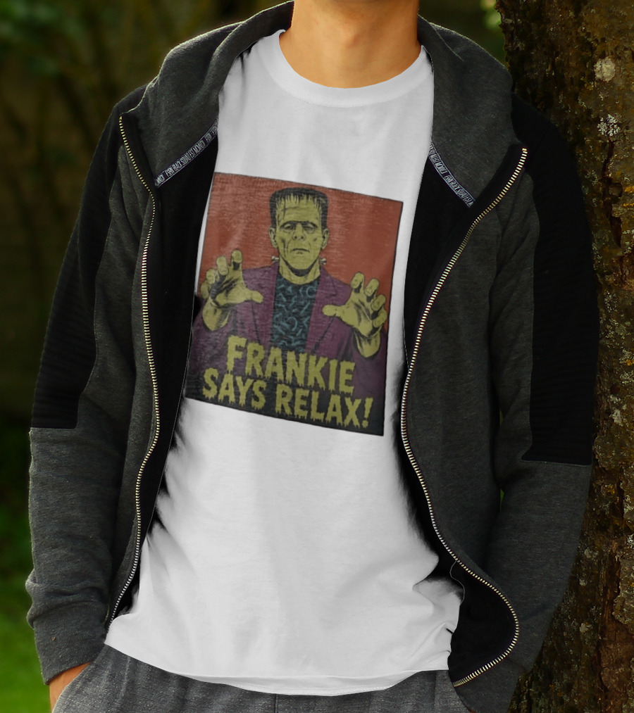 Frankenstein Frankie Says Relax Vintage Horror T-Shirt