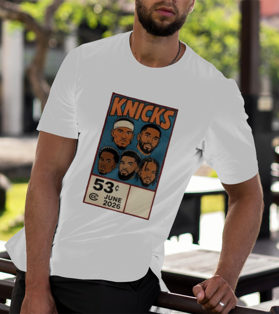 New York Knicks 53¢ Starting 5 June 2026 NBA T-Shirt