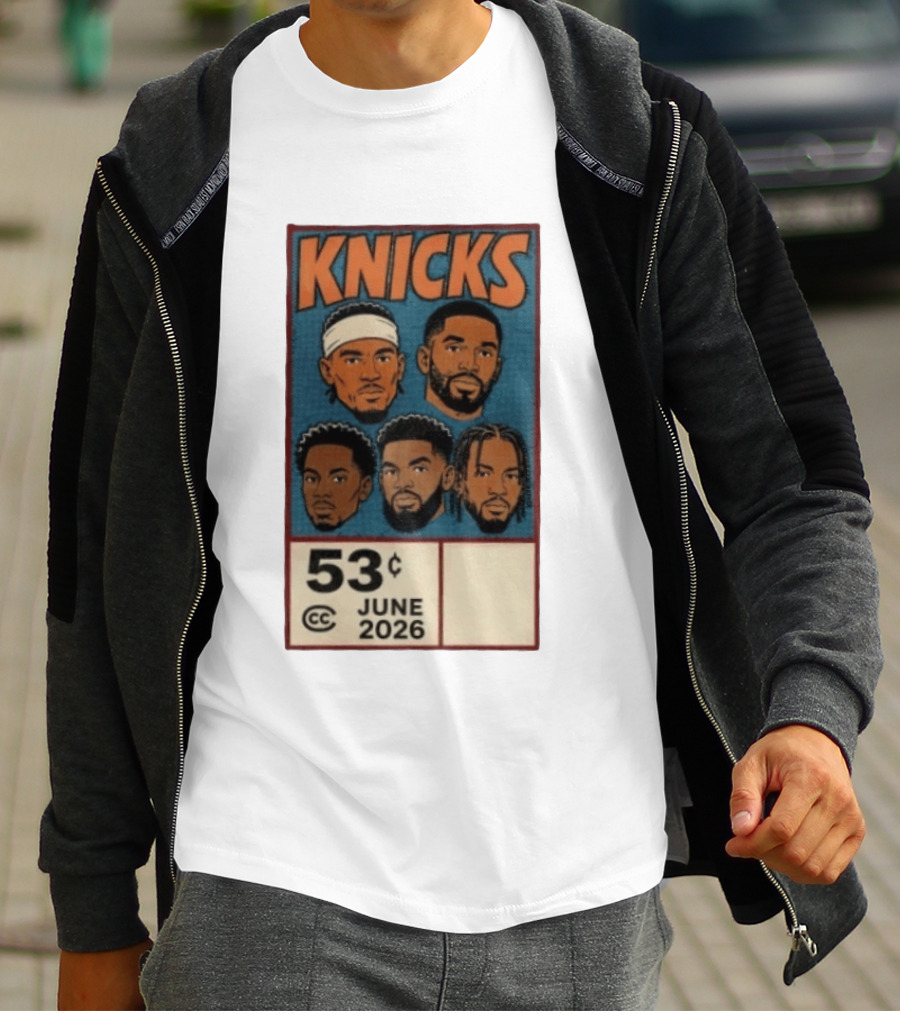 New York Knicks 53¢ Starting 5 June 2026 NBA T-Shirt