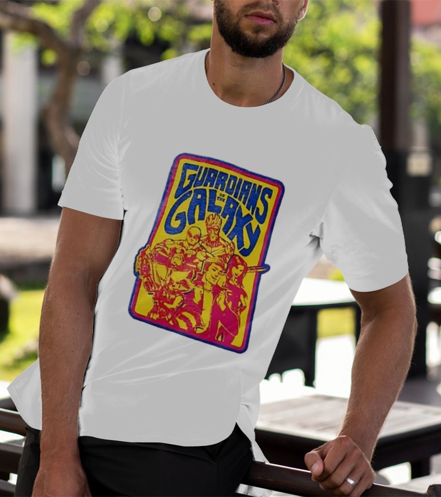 Guardians Of The Galaxy Star Lord Groot Rocket Drax Gamora Marvel T-Shirt