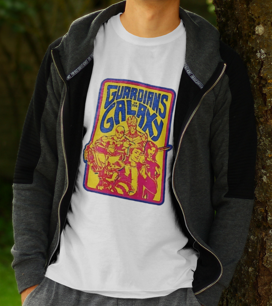 Guardians Of The Galaxy Star Lord Groot Rocket Drax Gamora Marvel T-Shirt