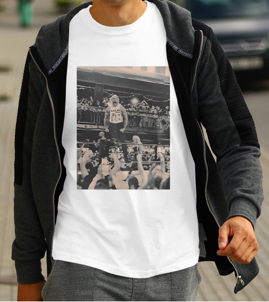 The Butcher Andy Williams Black Flag At TID The Season Photo Wrestling Event T-Shirt