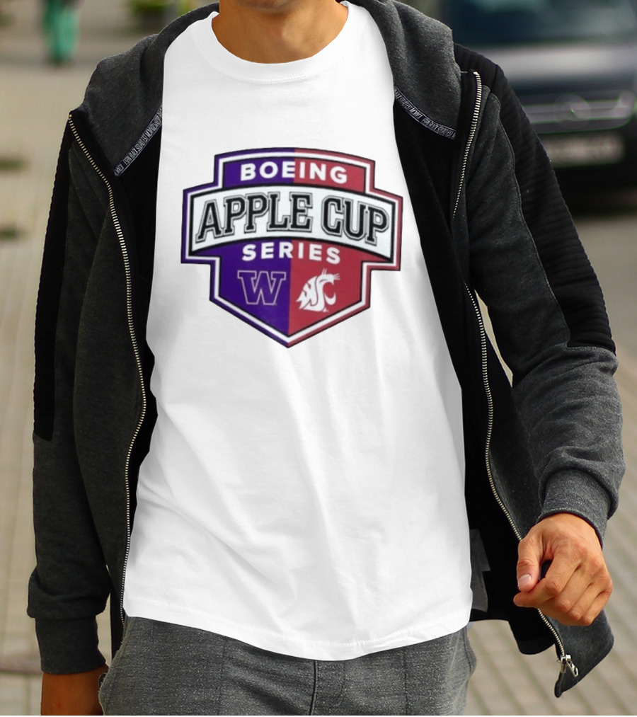 Boeing Apple Cup Series Washington Huskies W Vs Washington State Cougars T-Shirt