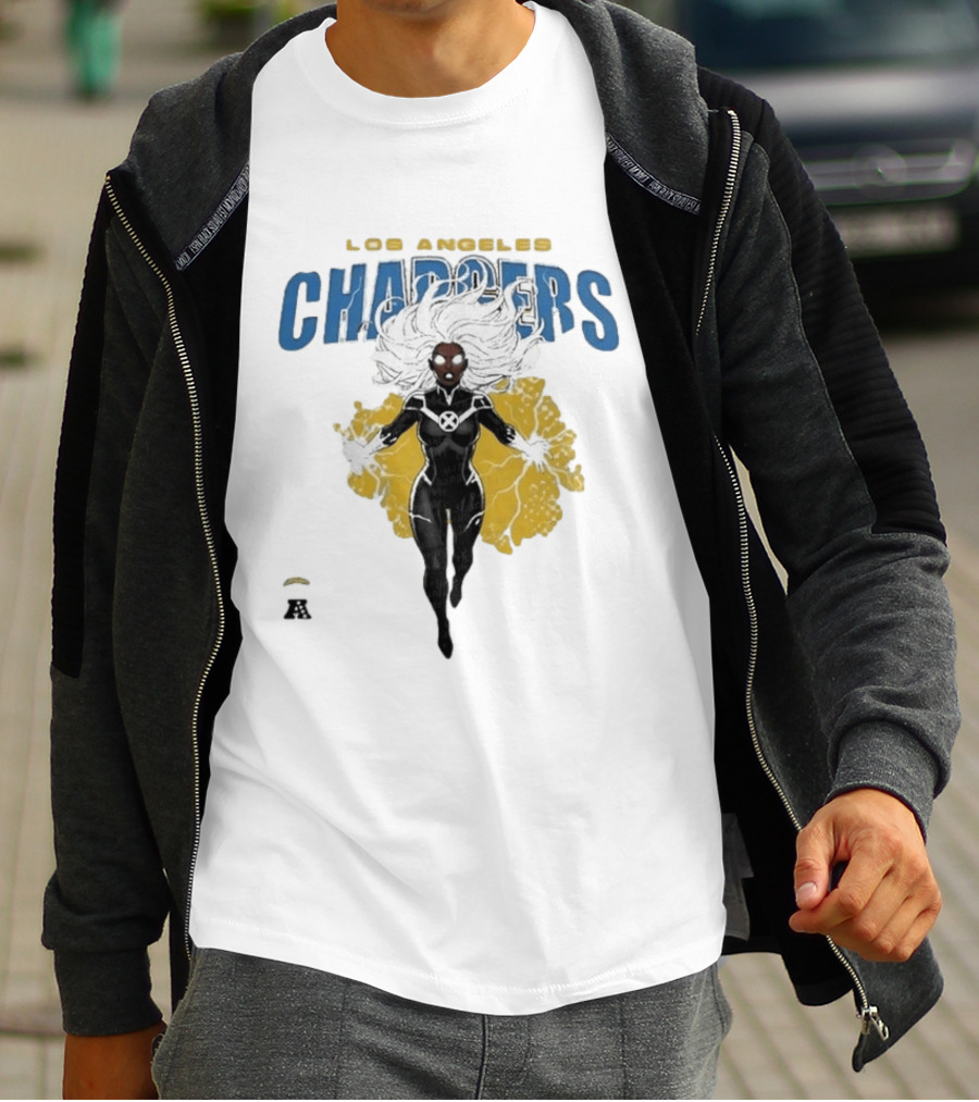 Los Angeles Chargers Storm X Men Marvel T-Shirt