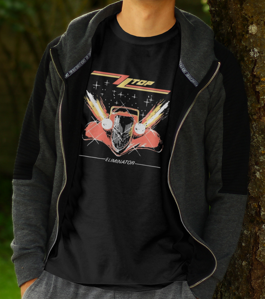 ZZ Top Eliminator Hot Rod Classic Rock Billy Gibbons T-Shirt