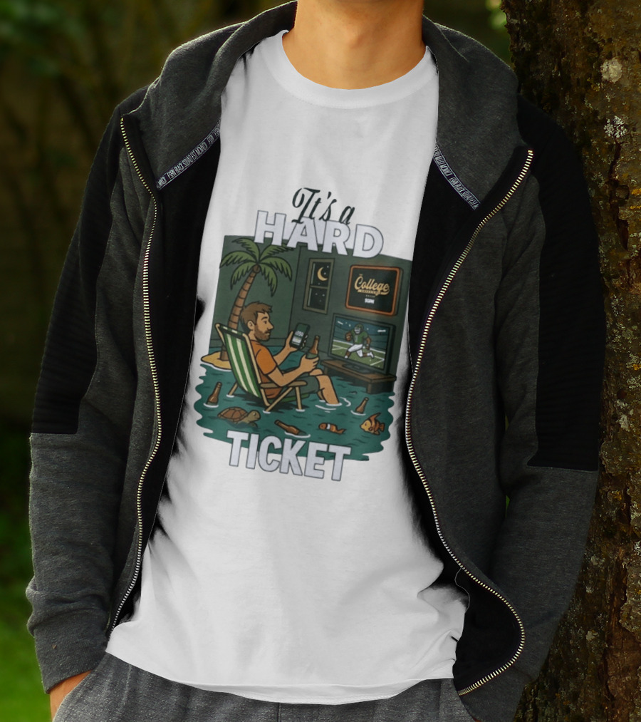 Hard Ticket College Experience SGPN Lifestyle Sports Fan Scene T-Shirt