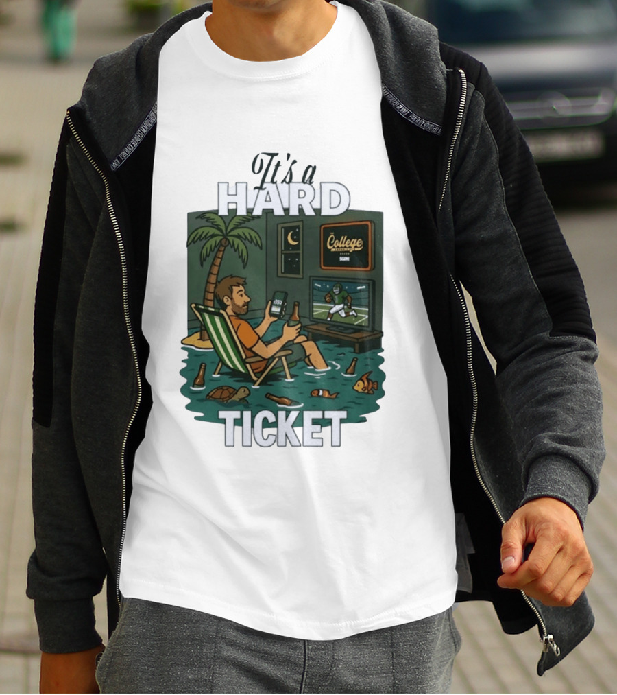 Hard Ticket College Experience SGPN Lifestyle Sports Fan Scene T-Shirt