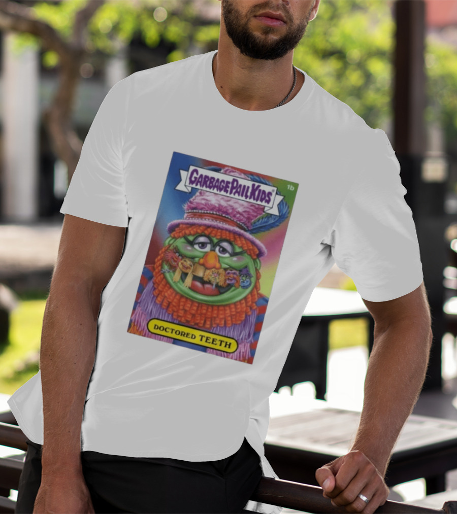 Garbage Pail Kids Doctored Teeth Muppets Mashup T-Shirt