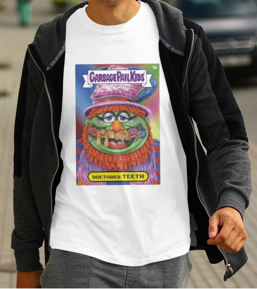 Garbage Pail Kids Doctored Teeth Muppets Mashup T-Shirt