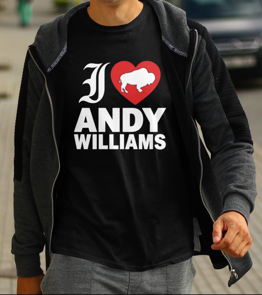 Andy Williams 2026 I Heart Buffalo T-Shirt