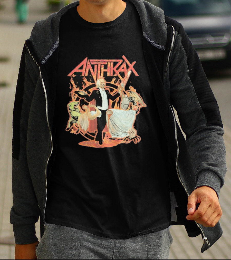 Anthrax North America 2026 Tour Cursum Perficio Fiery Album T-Shirt