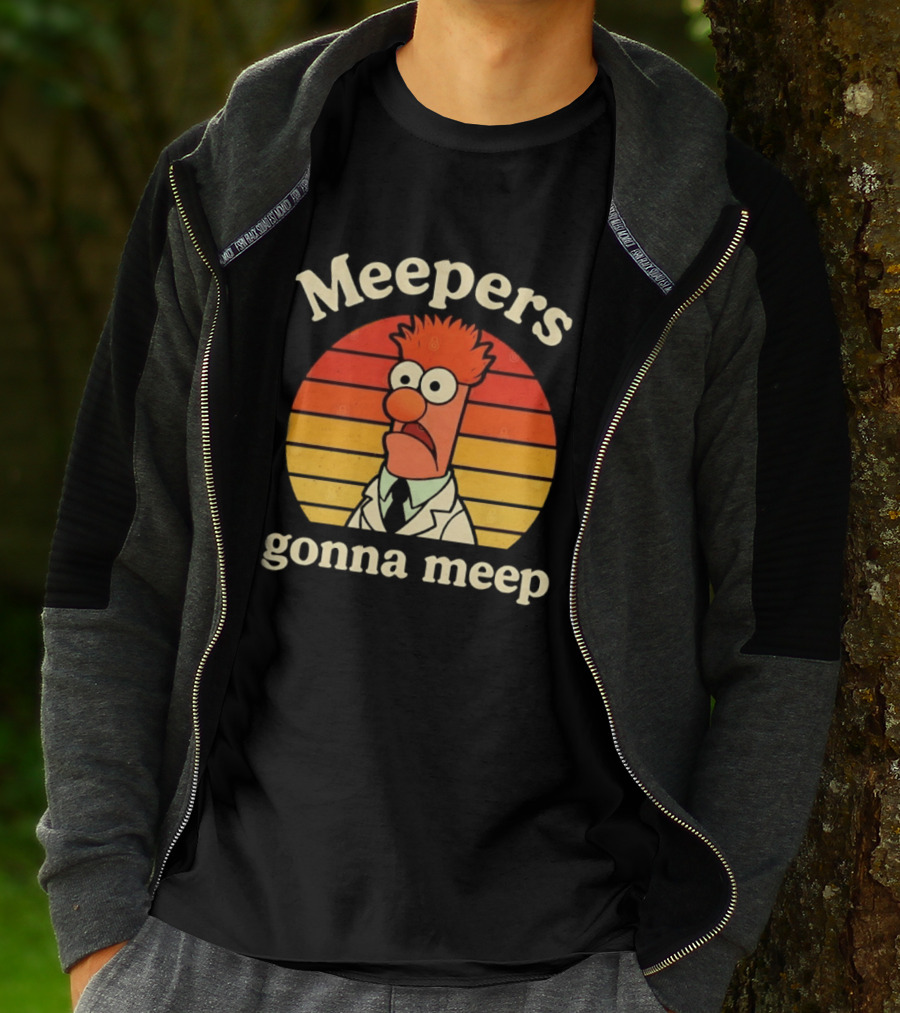 Meepers Gonna Meep Beaker Retro Muppets T-Shirt