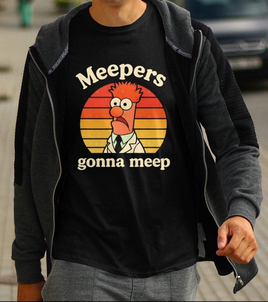 Meepers Gonna Meep Beaker Retro Muppets T-Shirt