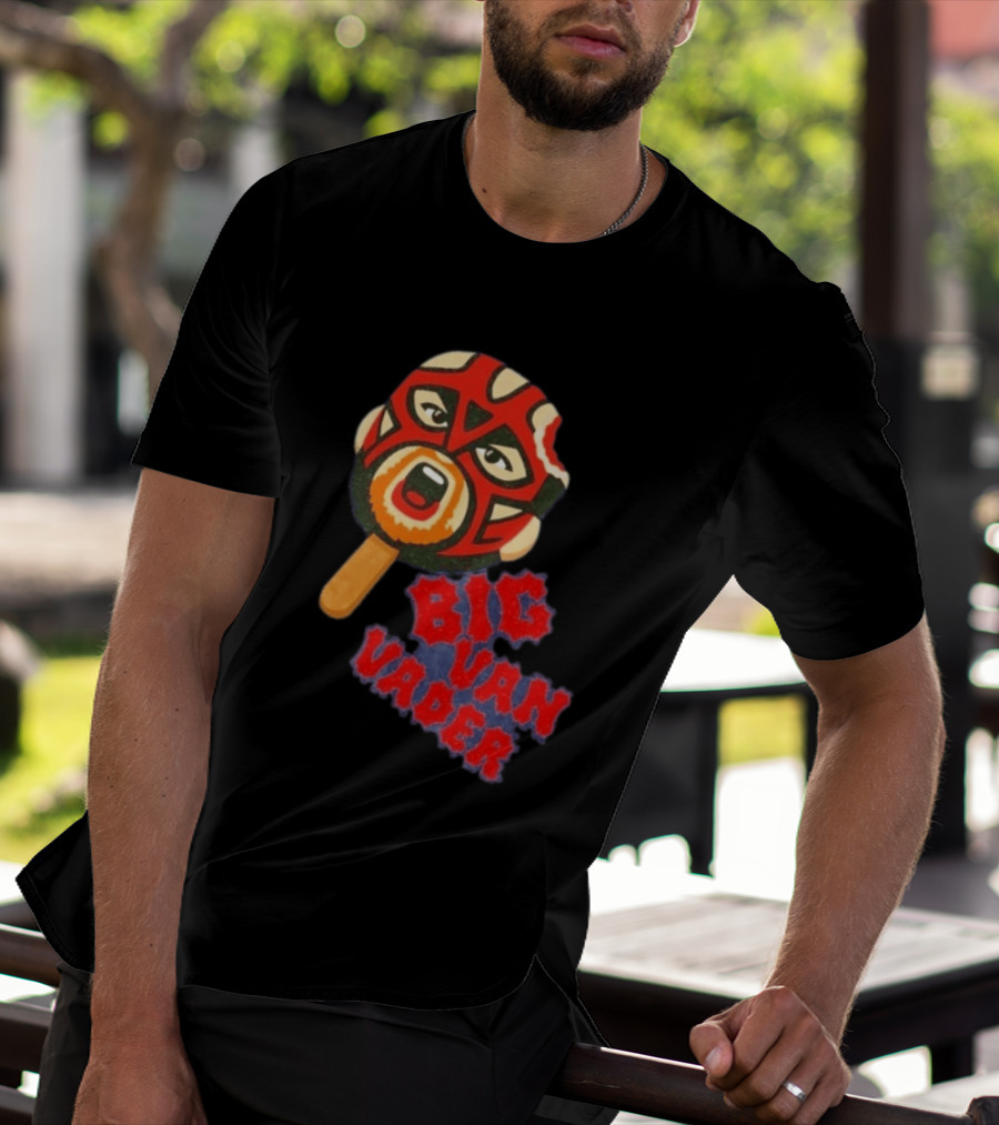 Big Van Vader Popsicle Wrestling WWE WCW Classic Style Retro Trend T-Shirt