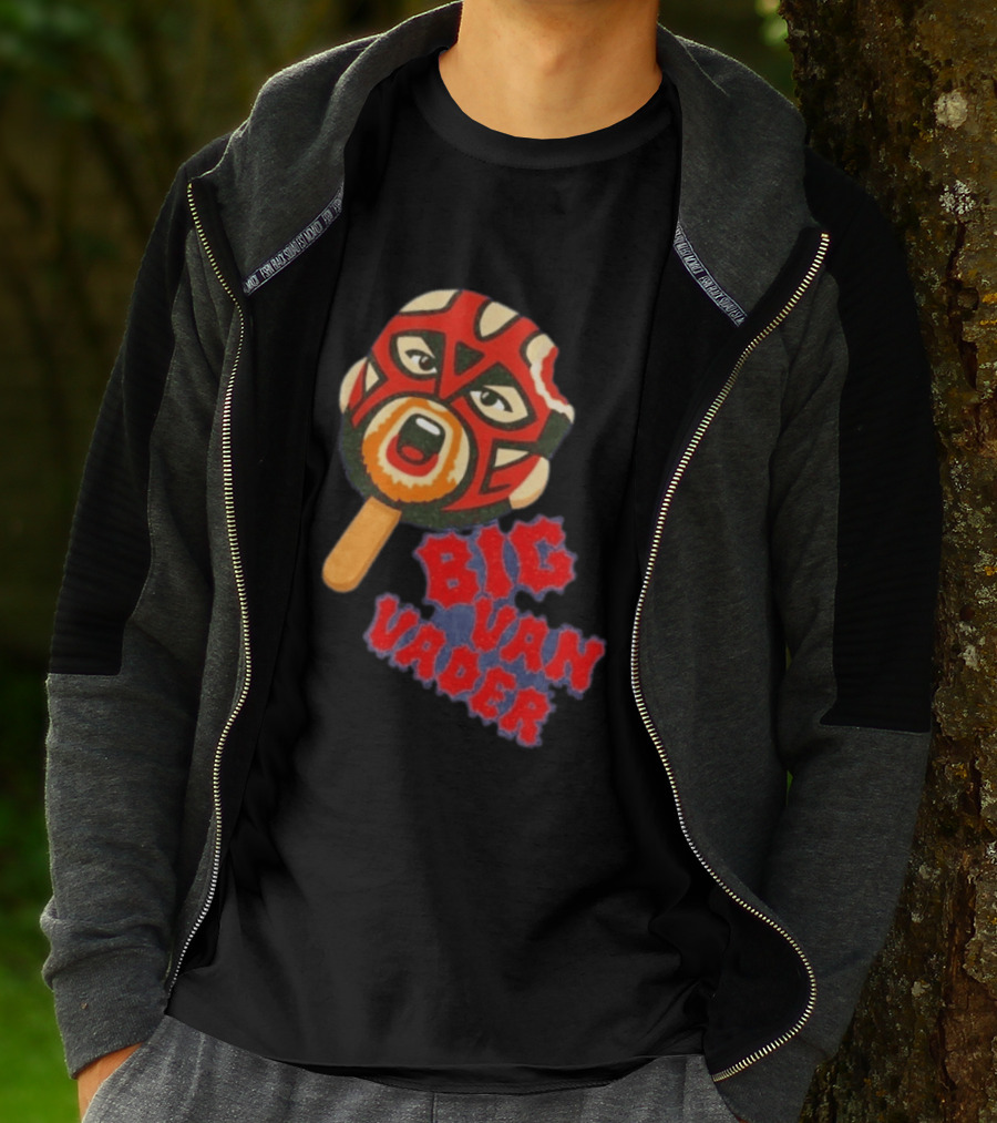 Big Van Vader Popsicle Wrestling WWE WCW Classic Style Retro Trend T-Shirt