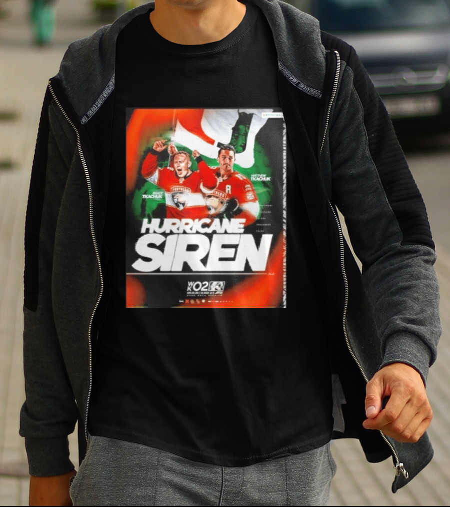 Hurricane Siren Brady And Matthew Tkachuk WK02 Event Panthers Hockey Thursday Night T-Shirt