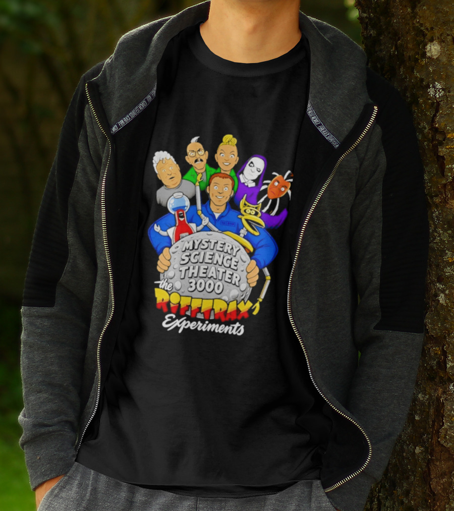 Mystery Science Theater 3000 RiffTrax Experiments With Iconic Robots And Characters T-Shirt
